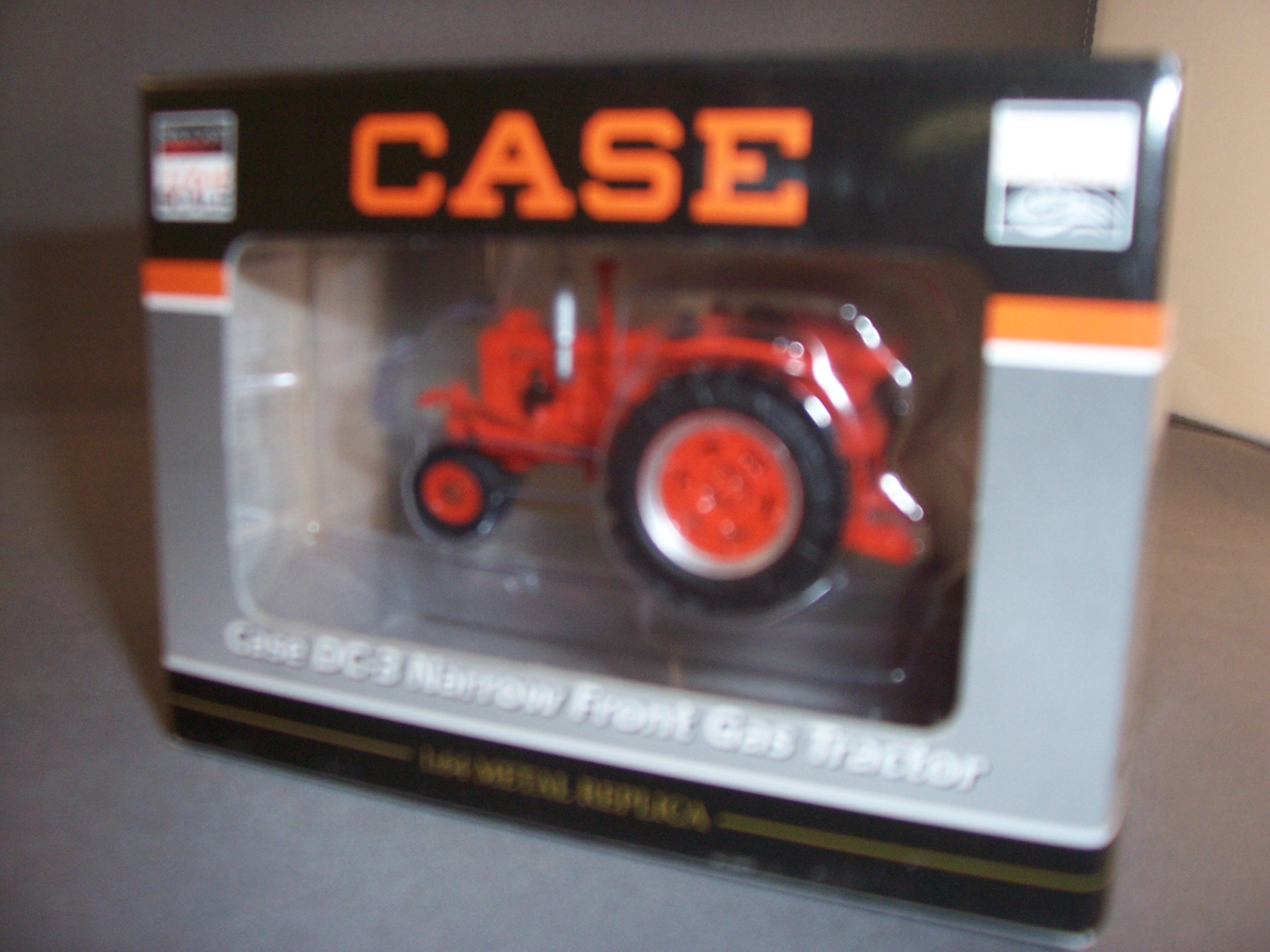 1/64 ERTL custom farm toy red 3pt moveable rear back blade grader metal display! 